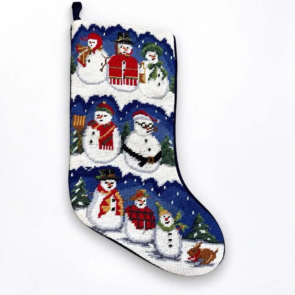 Needlepoint Christmas Stocking 18